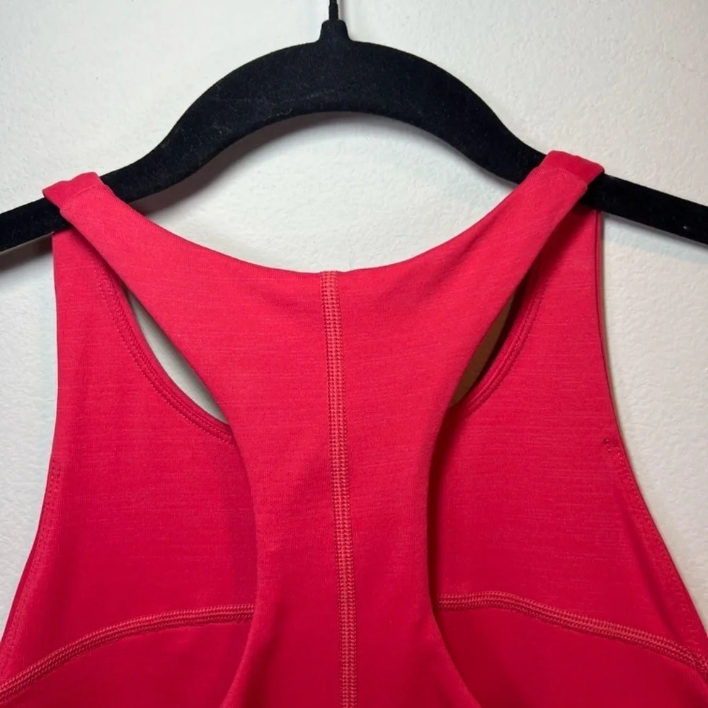 Outdoor Voices Longline Sports Bra Red Cropped Top Lined Gym Yoga Sporty Medium